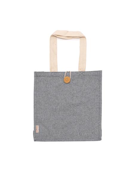 Bolsa de algodón reciclado Tejina 300g/m2 con fuelle PERSONALIZABLE