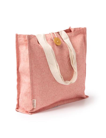 Bolsa de algodón reciclado Tejina 300g/m2 con fuelle PERSONALIZABLE