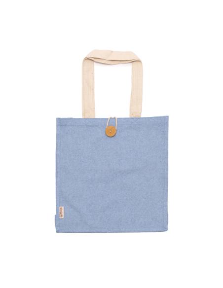 Bolsa de algodón reciclado Tejina 300g/m2 con fuelle PERSONALIZABLE