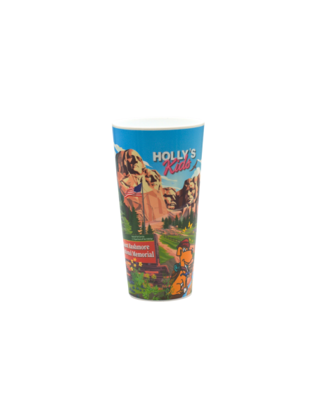 Vaso de PP reutilizable rígido Voodoo full color 350ml PERSONALIZABLE