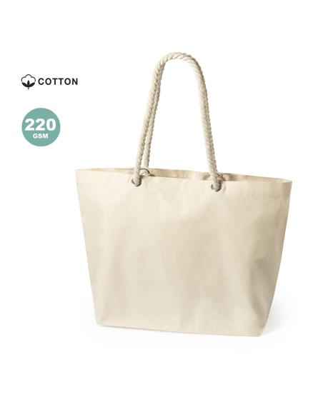 Bolsa Madrid de algodón 220g/m2 con asas largas de cuerda colores PERSONALIZABLE