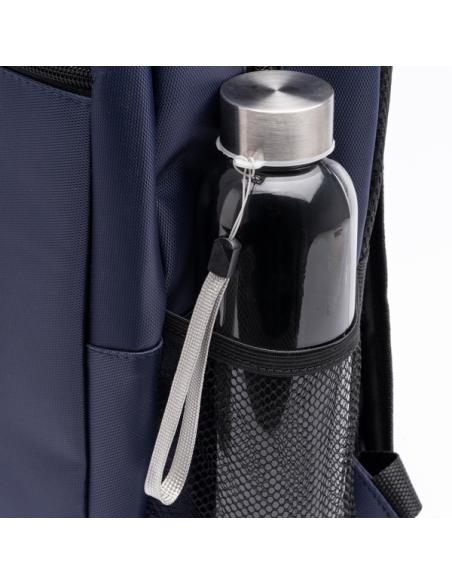 Botella de cristal Vallehermoso con tapa de acero inoxidable sin BPA colores 500ml PERSONALIZABLE