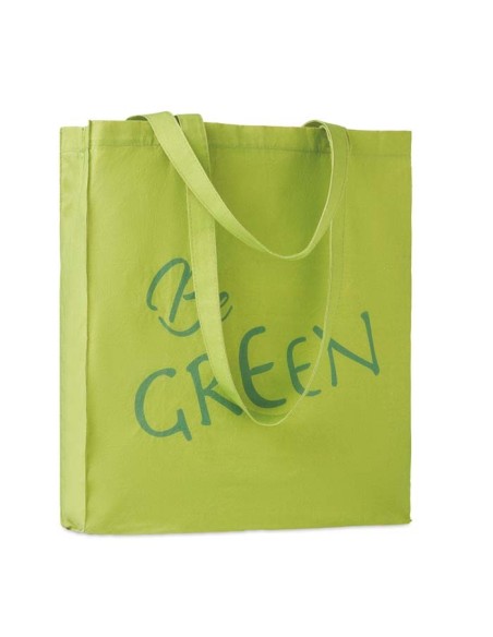 Bolsa de algodón Porto Novo asas largas y fuelle impresión en toda la superficie PERSONALIZABLE