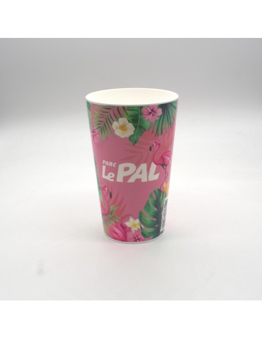 Vaso de PP reutilizable rígido Summerfest full color 330ml PERSONALIZABLE