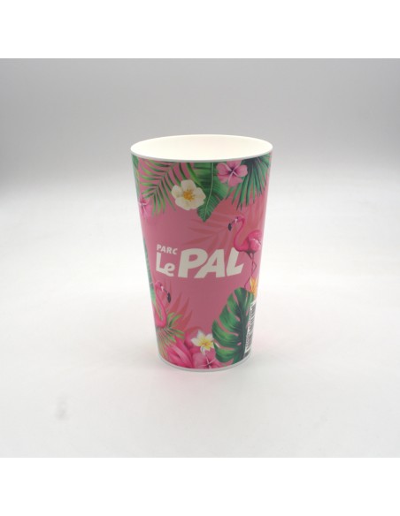 Vaso de PP reutilizable rígido Summerfest full color 330ml PERSONALIZABLE