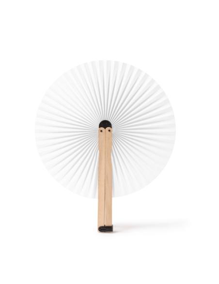 Abanico de papel Pai Pai San Isidro con varitas de madera PERSONALIZABLE