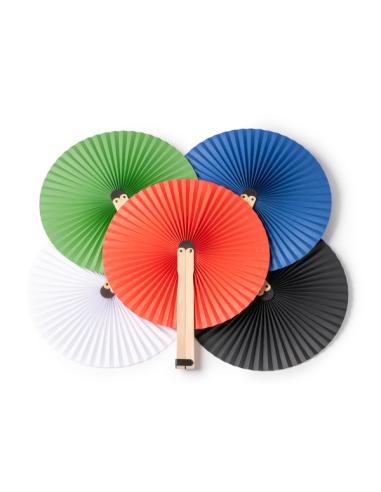 Abanico de papel Pai Pai San Isidro con varitas de madera PERSONALIZABLE