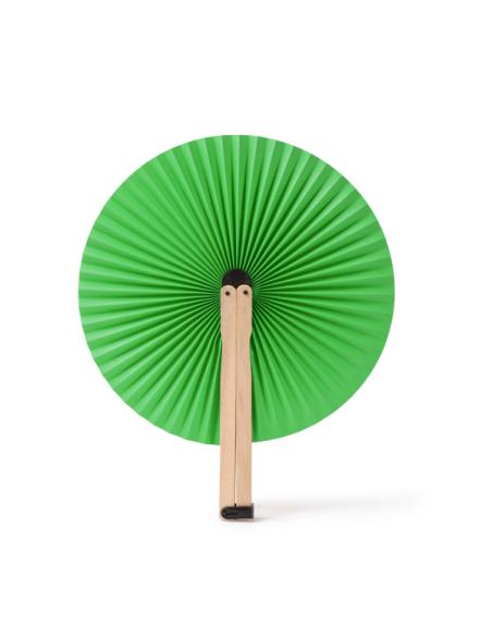 Abanico de papel Pai Pai San Isidro con varitas de madera PERSONALIZABLE