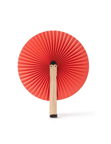 Abanico de papel Pai Pai San Isidro con varitas de madera PERSONALIZABLE