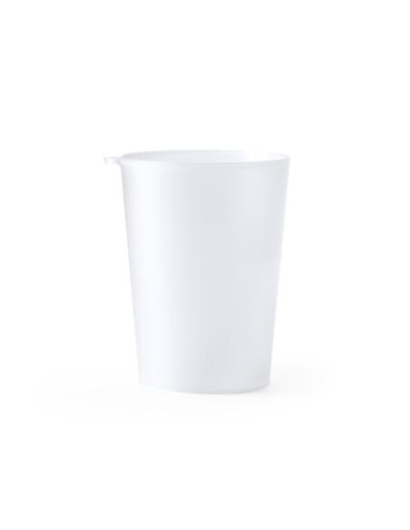 Vaso de PP reutilizable Candelaria con argolla 500ml PERSONALIZABLE