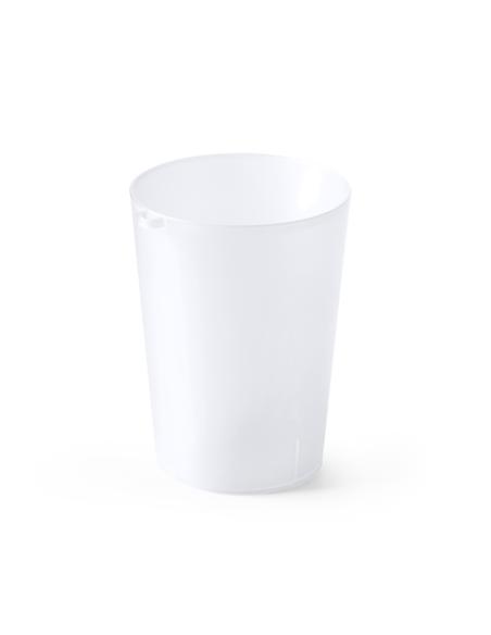 Vaso de PP reutilizable Candelaria con argolla 500ml PERSONALIZABLE