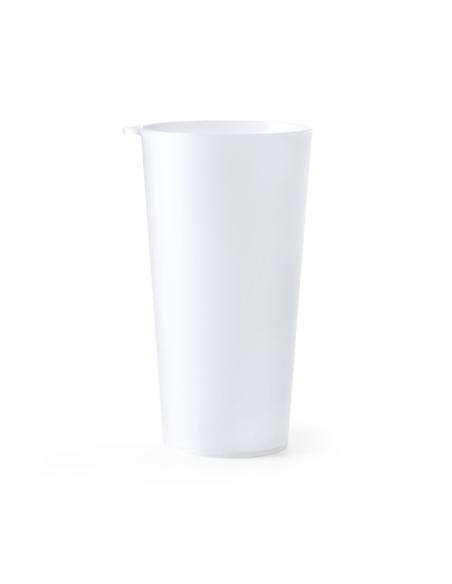 Vaso de PP reutilizable Fontanales con argolla 400ml PERSONALIZABLE