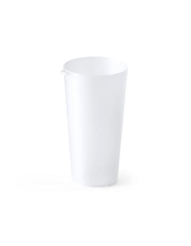 Vaso de PP reutilizable Fontanales con argolla 400ml PERSONALIZABLE