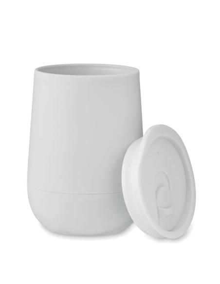 Vaso térmico de PP Pozega de doble pared 300ml PERSoNALIZABLE
