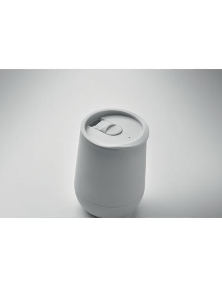 Vaso térmico de PP Pozega de doble pared 300ml PERSoNALIZABLE
