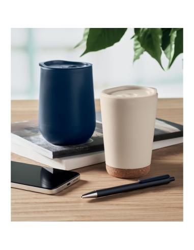 Vaso térmico de PP Pozega de doble pared 300ml PERSoNALIZABLE