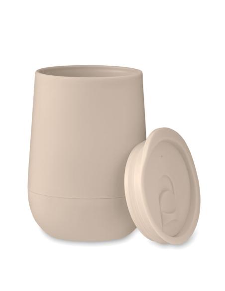 Vaso térmico de PP Pozega de doble pared 300ml PERSoNALIZABLE