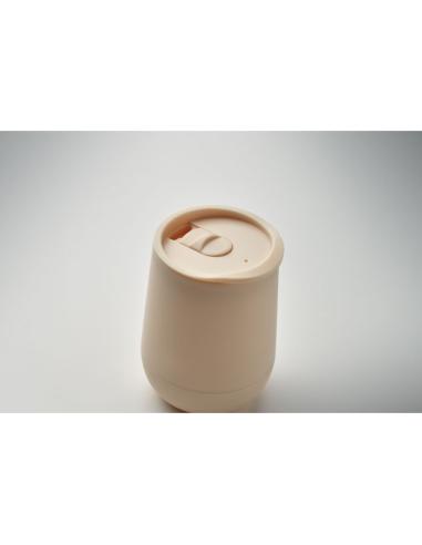 Vaso térmico de PP Pozega de doble pared 300ml PERSoNALIZABLE
