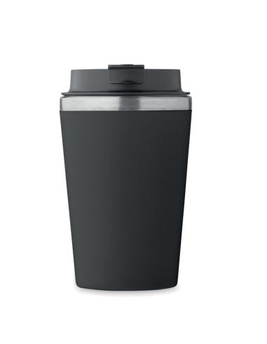 Vaso térmico de acero inoxidable reciclado y PP Peterbor con interior cerámico 350ml PERSONALIZABLE