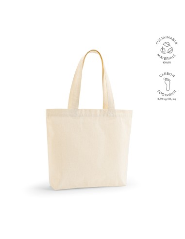 Bolsa de tela Kilimanjaro algodón reciclado y RPET 180g/m2 PERSONALIZABLE