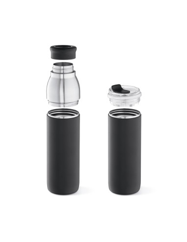 Botella de acero inoxidable reciclado Colorado doble capa 2 en 1 taza y botella 760ml PERSONALIZABLE