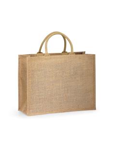 Bolso de yute laminado Sintra asas cortas PERSONALIZABLE 2