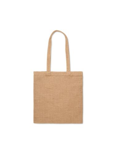 Bolsa de yute de asas largas