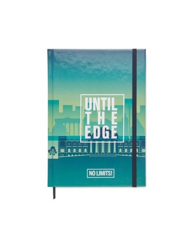 Libreta A5 Heilbronn con tapa dura de papel impresa a todo color PERSONALIZABLE