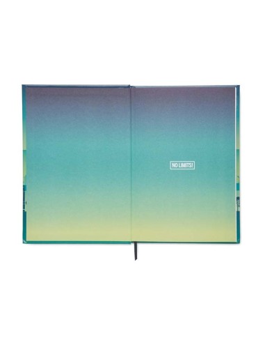 Libreta A5 Heilbronn con tapa dura de papel impresa a todo color PERSONALIZABLE