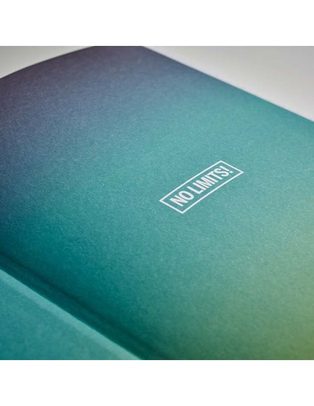 Libreta A5 Heilbronn con tapa dura de papel impresa a todo color PERSONALIZABLE