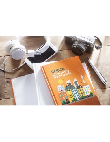 Libreta A5 Heilbronn con tapa dura de papel impresa a todo color PERSONALIZABLE