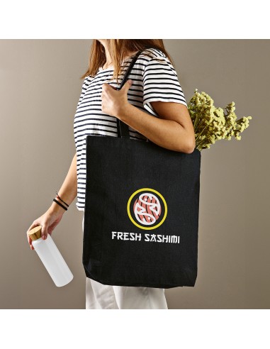 Bolsa de tela Blanc algodón reciclado y RPET 220g/m2 PERSONALIZABLE
