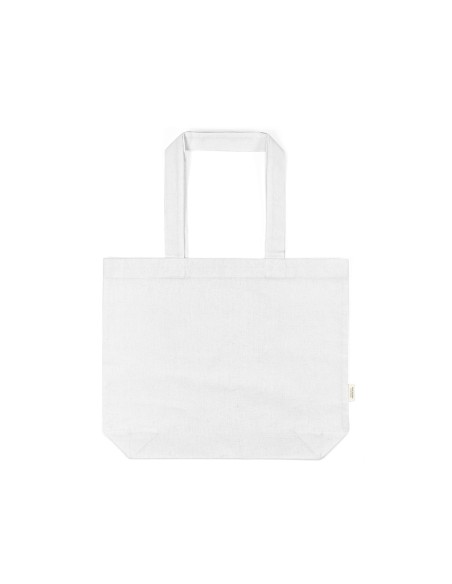 Bolsa de tela Blanc algodón reciclado y RPET 220g/m2 PERSONALIZABLE