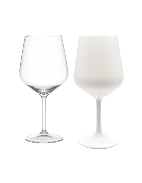 Copa de tritán reutilizable Chardonnay irrompible 400ml PERSONALIZABLE