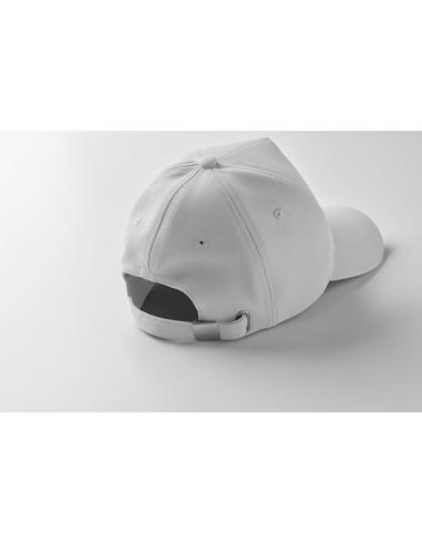 Gorra béisbol en RPET 210g/m2 Campillos 5 paneles cierre de hebilla PERSONALIZABLE