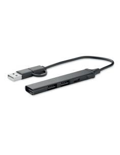 Hub USB de 4 puertos 19 cm