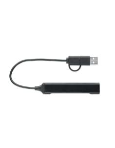 Hub USB de 4 puertos 19 cm 2