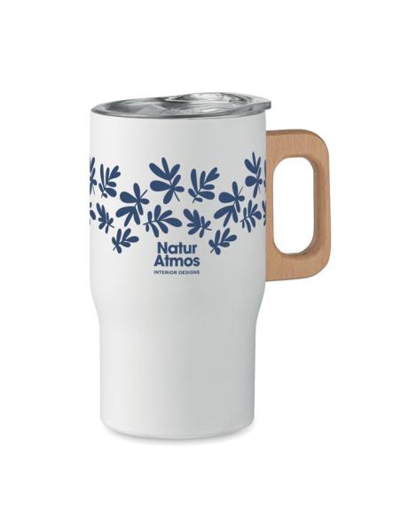 Vaso térmico de acero inoxidable reciclado Colchester doble pared 350ml PERSONALIZABLE