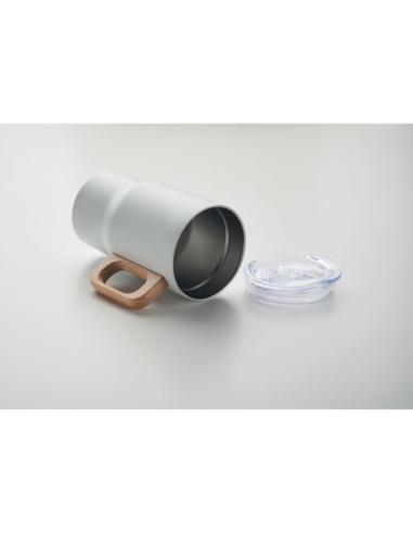 Vaso térmico de acero inoxidable reciclado Colchester doble pared 350ml PERSONALIZABLE