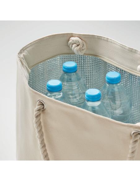 Bolso de playa nevera de algodón 220g/m2 Corby PERSONALIZABLE