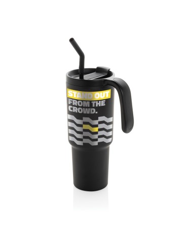 Vaso de acero inoxidable reciclado Graphic doble capa 900ml PERSONALIZABLE