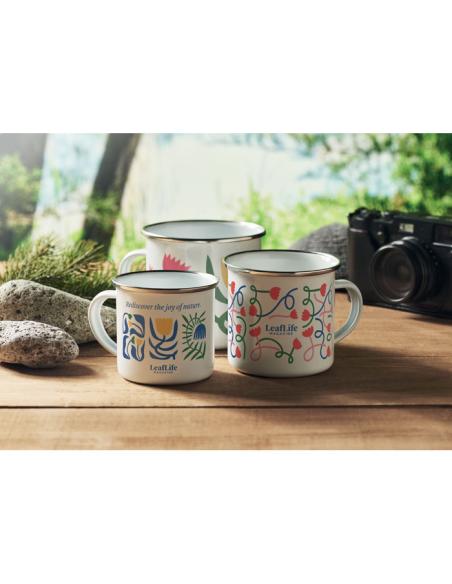Taza de metal esmaltado Jaca especial sublimación 200ml PERSONALIZABLE