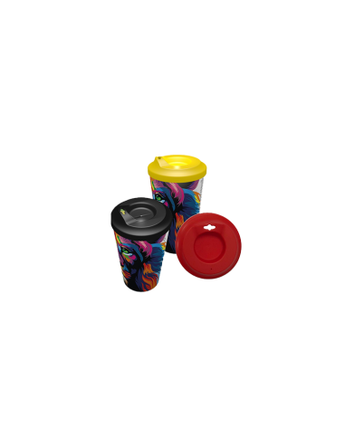Tapa de PP reutilizable para vaso rígido Summerfest full color 330ml