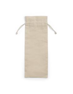 Bolsa de tela El Calvario algodón 120g/m2 con cuerdas para botellas  natur PERSONALIZABLE
