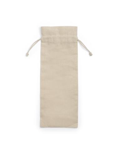 Bolsa de tela El Calvario algodón 120g/m2 con cuerdas para botellas  natur PERSONALIZABLE