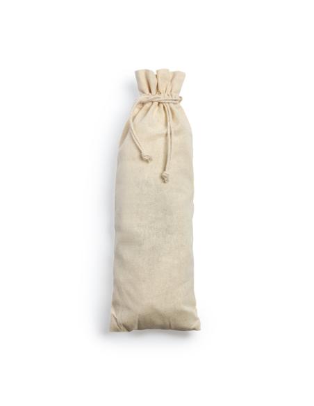 Bolsa de tela El Calvario algodón 120g/m2 con cuerdas para botellas  natur PERSONALIZABLE