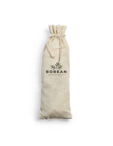 Bolsa de tela El Calvario algodón 120g/m2 con cuerdas para botellas  natur PERSONALIZABLE