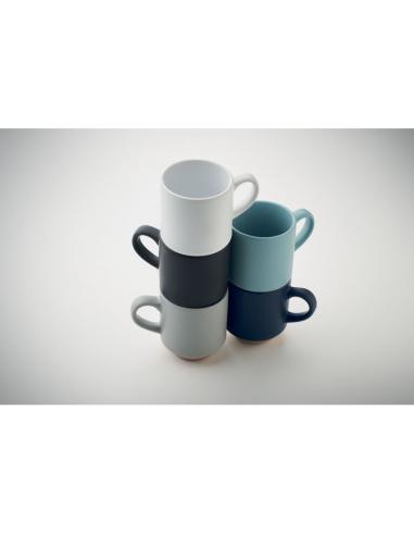 Taza de cerámica Medinaceli apilable 170ml PERSONALIZABLE