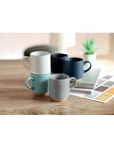 Taza de cerámica Medinaceli apilable 170ml PERSONALIZABLE