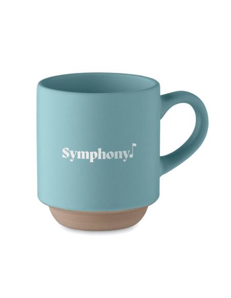 Taza de cerámica Medinaceli apilable 170ml PERSONALIZABLE